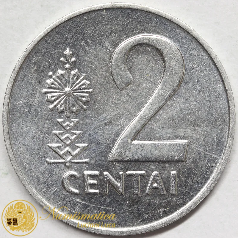 LITUANIA 2 Centai 1991 #7735