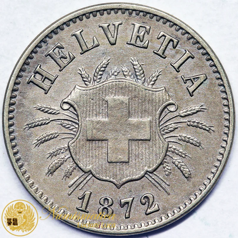 SVIZZERA 5 Rappen 1872 B lega Spl #7738