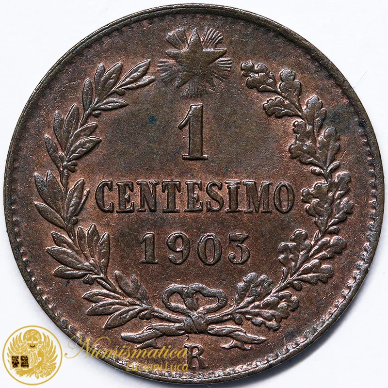 VITTORIO EMANUELE III 1 CENTESIMO 1903 R Q.Fdc/Fdc #7745