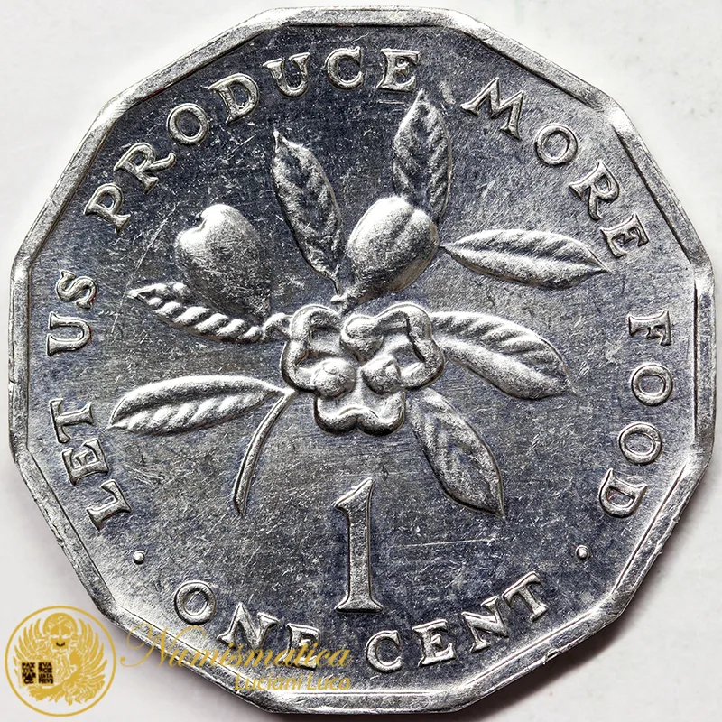 GIAMAICA 1 Cent 1990 #7755
