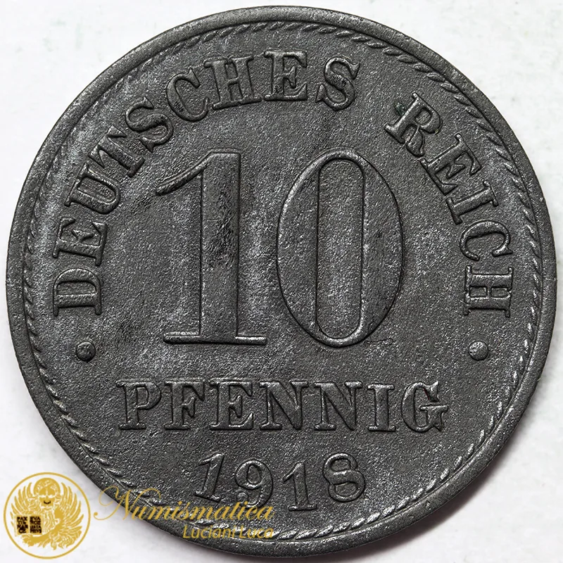 GERMANIA 10 Pfennig 1918 #7768