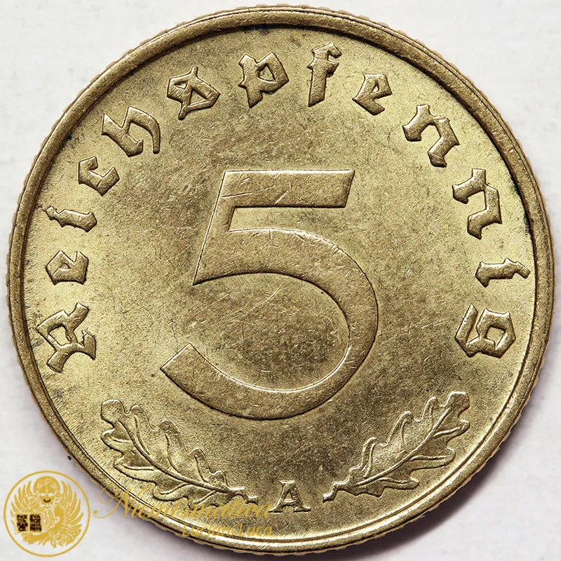 GERMANIA 5 REICHSPFENNIG 1938 A Q.Fdc #7801