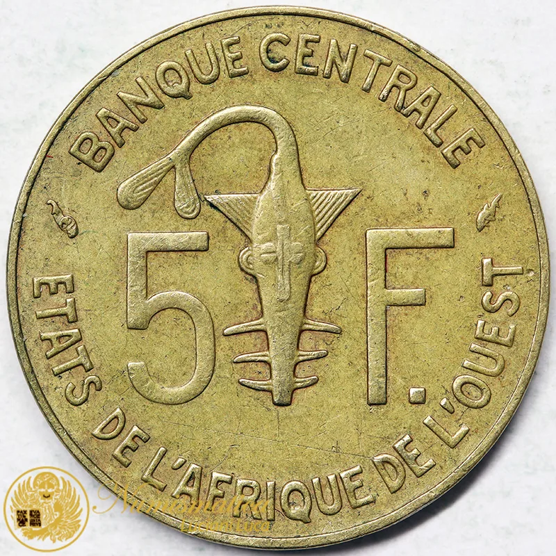 Africa Occidentale (BCEAO) 5 FRANCHI 1987 #7812