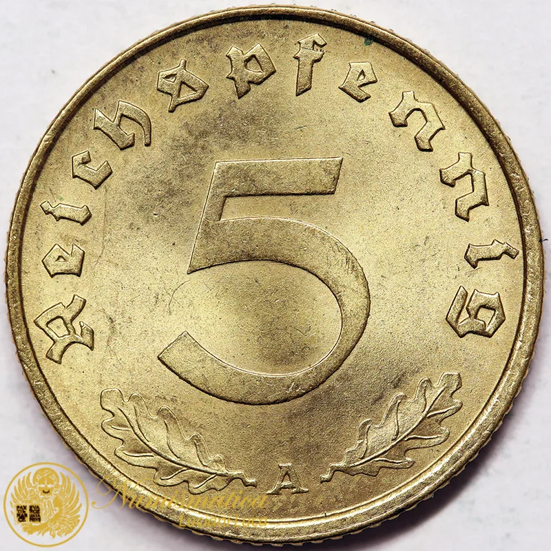 GERMANIA 5 REICHSPFENNIG 1938 A Q.Fdc #7879