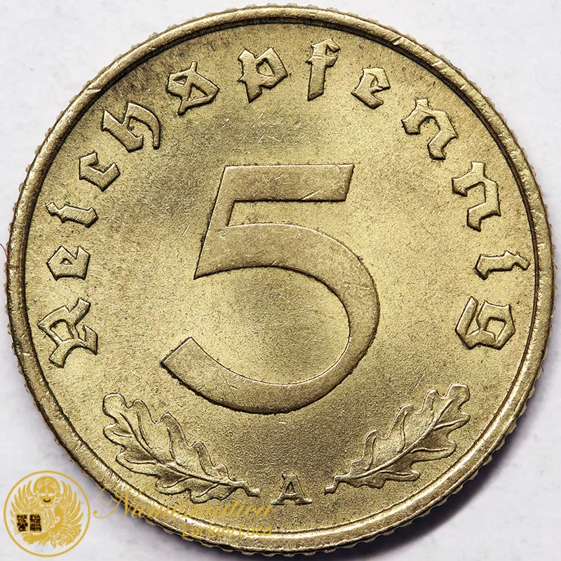 GERMANIA 5 REICHSPFENNIG 1938 A Q.Fdc #7881