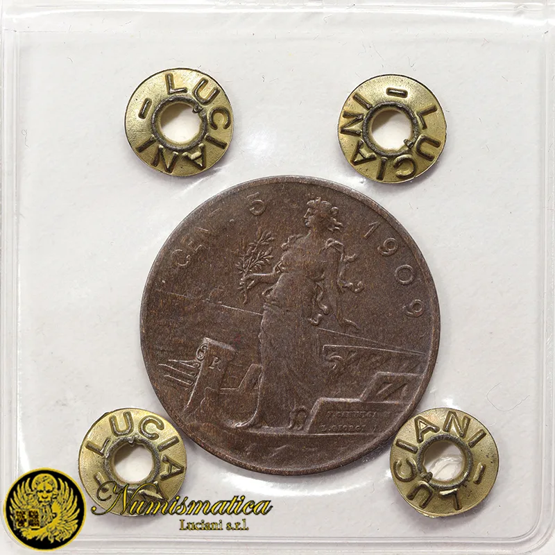 VITTORIO EMANUELE III 5 CENTESIMI 1909 NC Q.Spl #P6