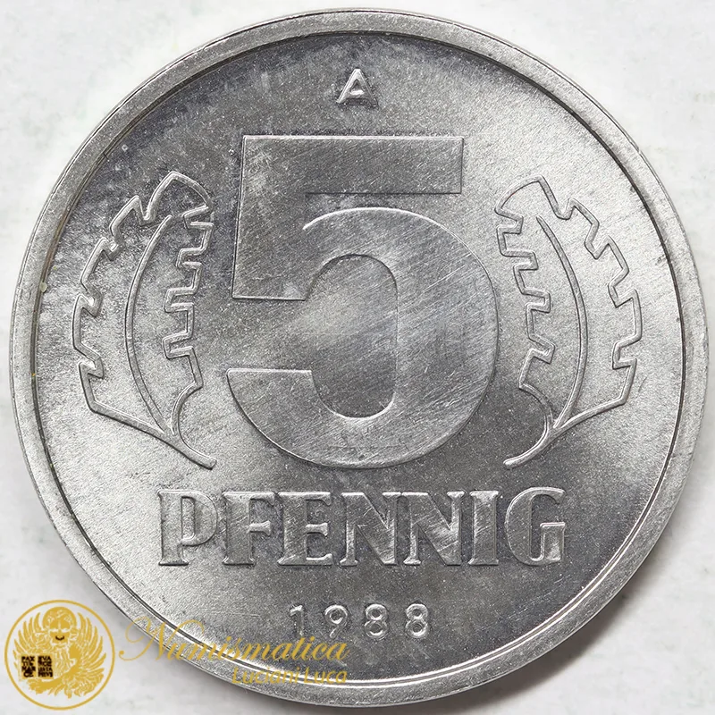 GERMANIA DDR 5 PFENNIG 1988 #7944