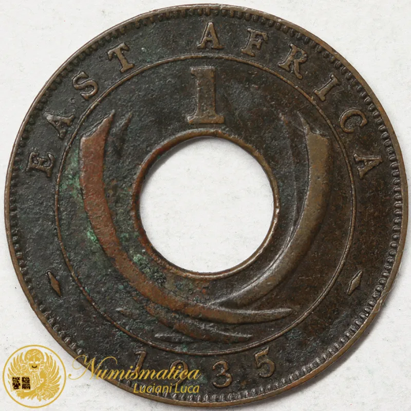 AFRICA ORIENTALE BRITANNICA 1 CENT 1935 BB+ #3832