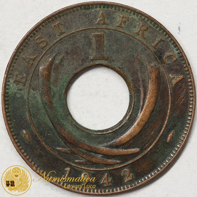 AFRICA ORIENTALE BRITANNICA 1 CENT 1942 KM29 BB #3839