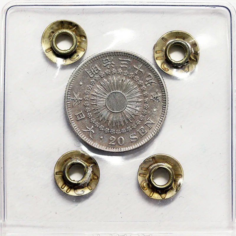 GIAPPONE 20 Sen 1906 -11 Imperatore Yoshihito Q.Fdc #P366