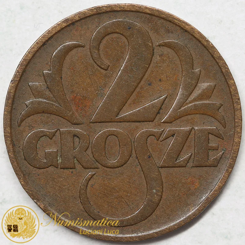 POLONIA 2 Groszy 1937 #8005