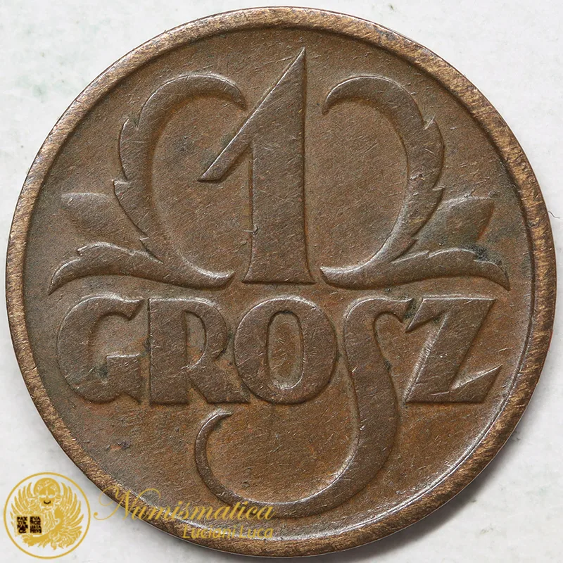 POLONIA 1 Grosz 1937 #8021