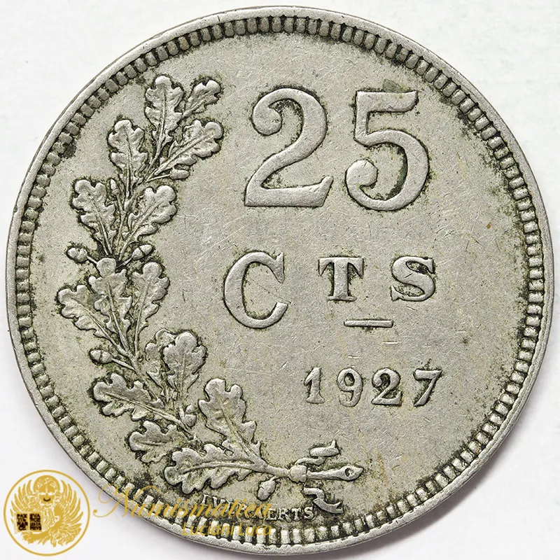 LUSSEMBURGO 25 CENTIMES 1927 #8325