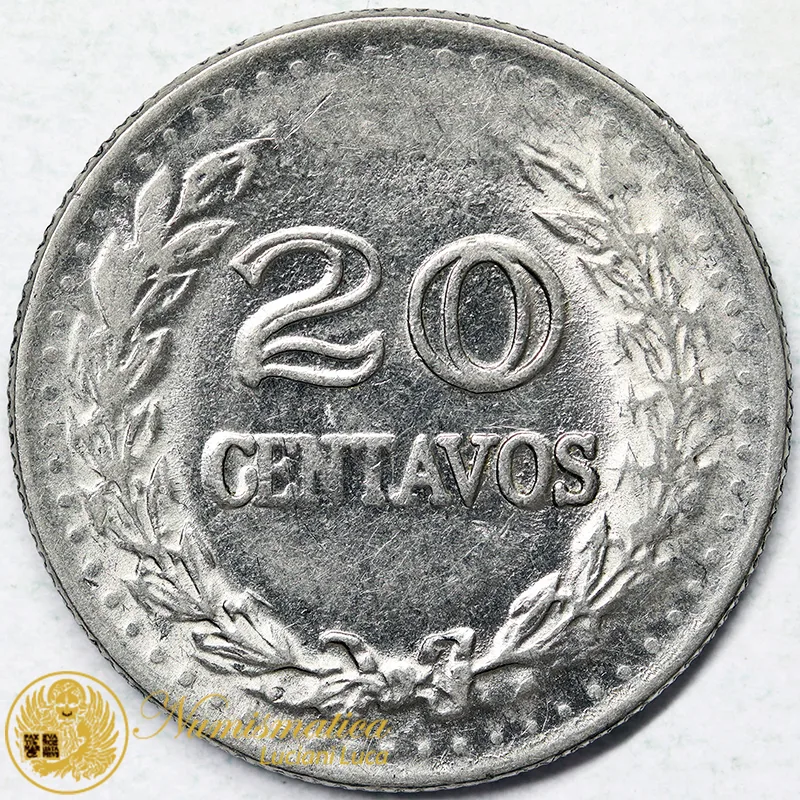 COLOMBIA 20 CENTAVOS 1974 #8350