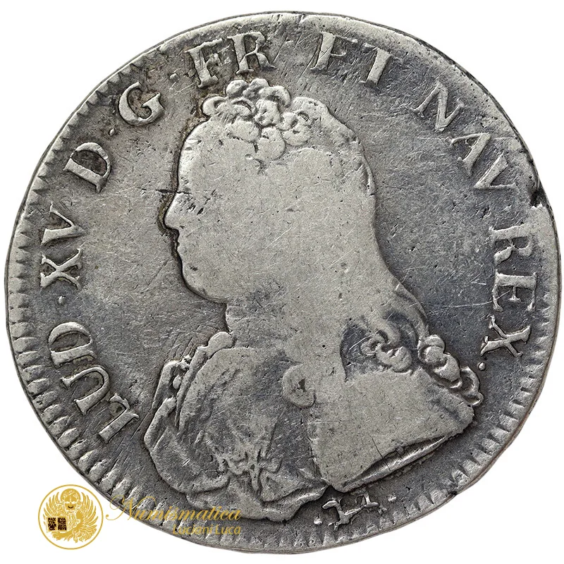 Francia Luigi XV Ecu 1740 L Bayonne #595