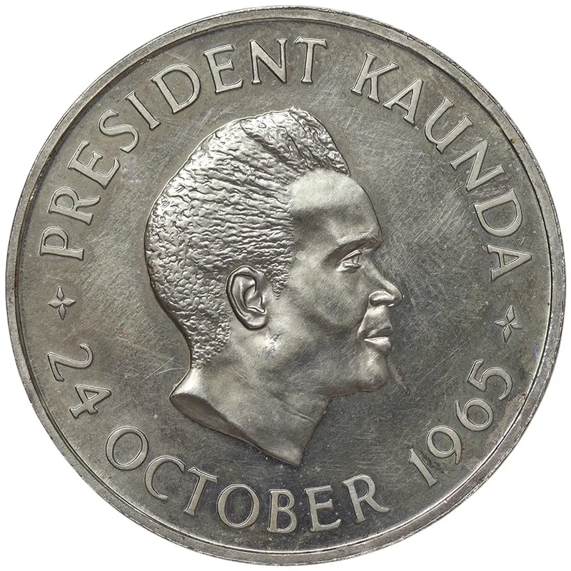 ZAMBIA 5 Scellini 1965 Indipendenza KM#4 #601