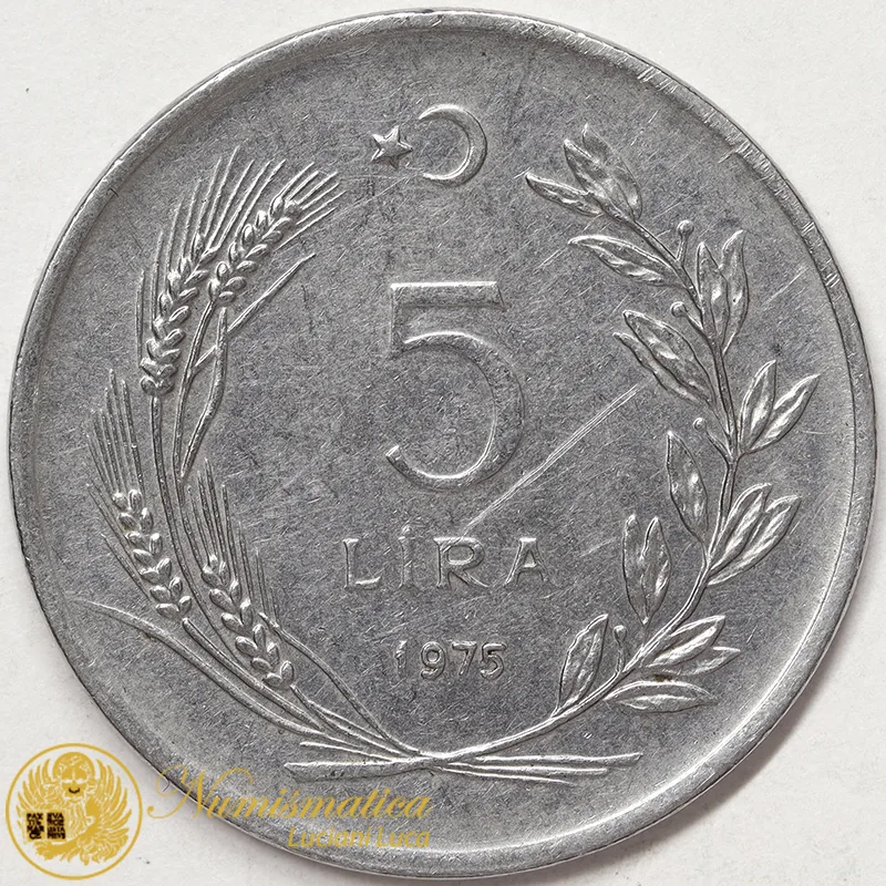TURCHIA 5 LIRA 1975 #887