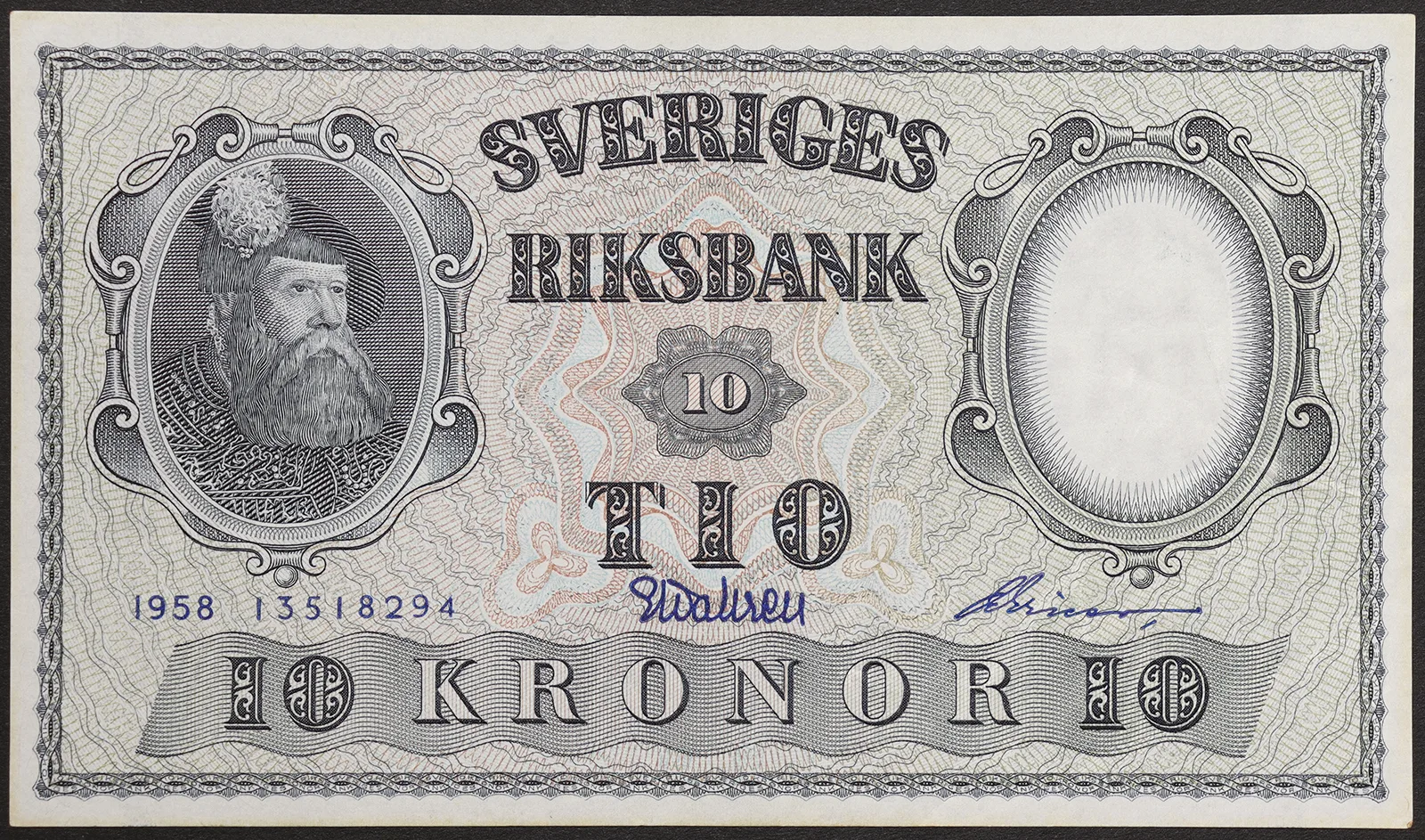 SVEZIA 10 Kronor 1958 FDS Pick#43f #B385