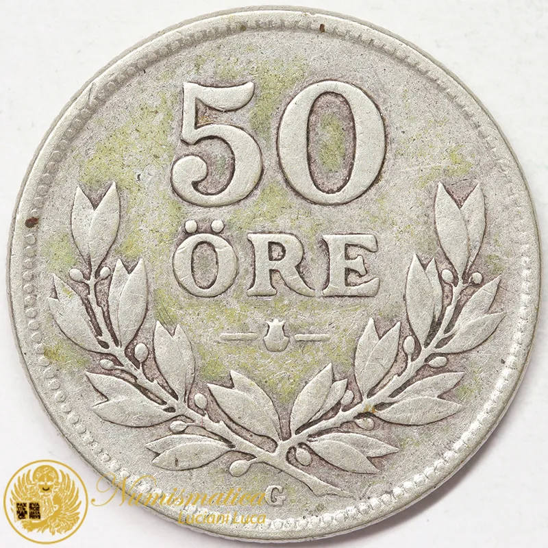 SVEZIA 50 ORE 1928 G argento #8911