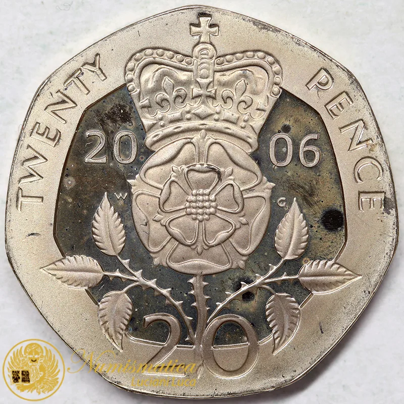 GRAN BRETAGNA 20 Pence 2006 Elisabetta II #8930