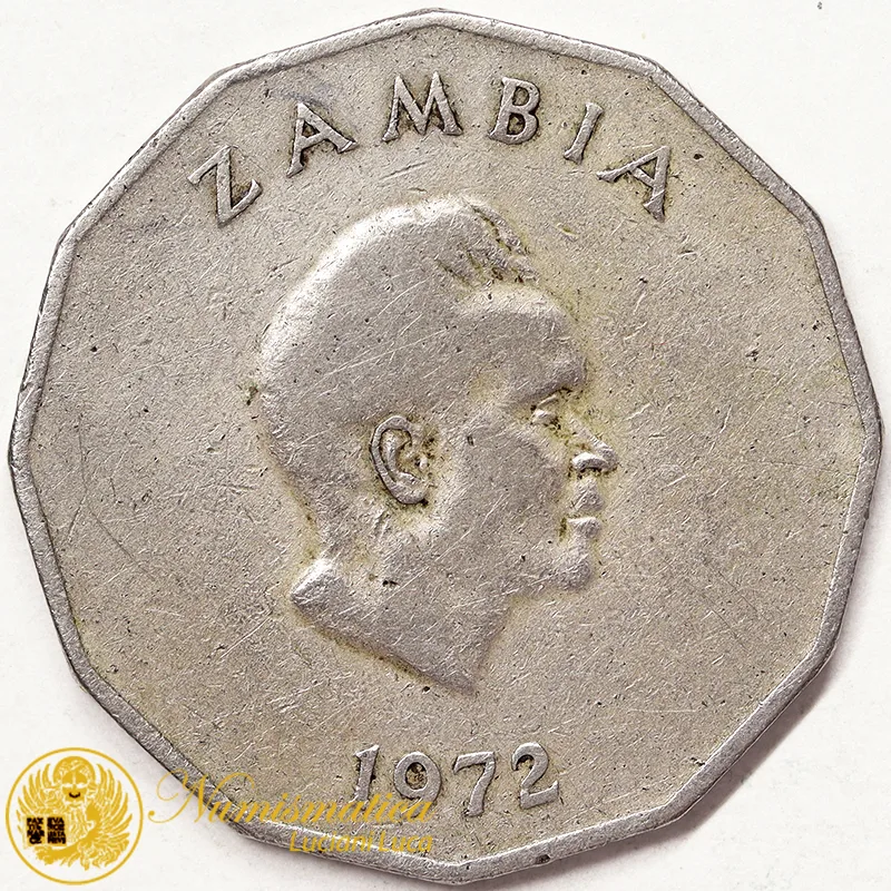 ZAMBIA 50 Ngwee 1972 #963