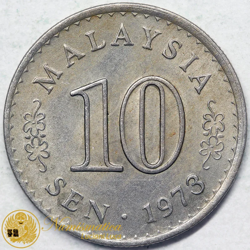 MALESIA 10 SEN 1973 #8964