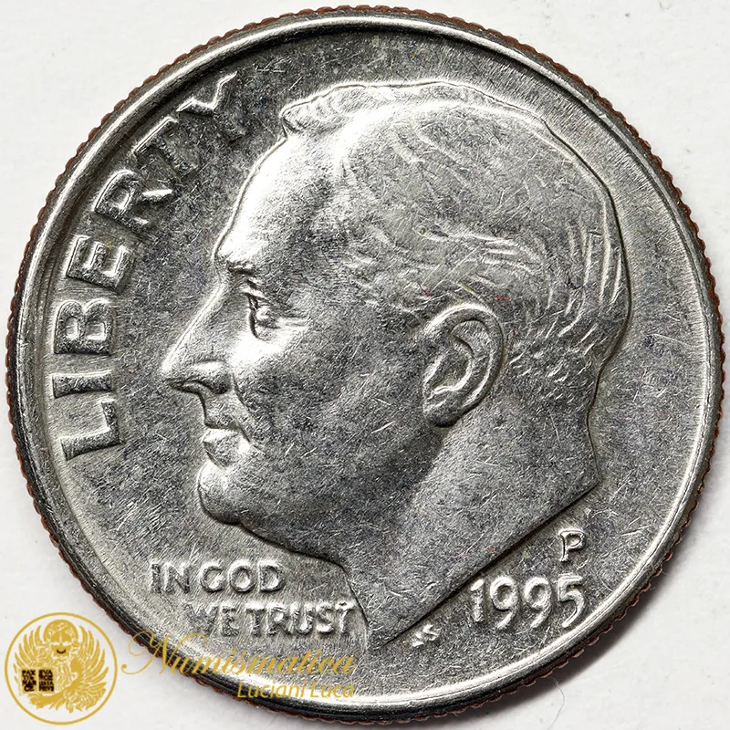 STATI UNITI 1 Dime 1995 P Roosevelt BB #3877