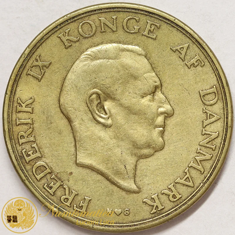 DANIMARCA 2 Kroner 1952 Frederik IX #1140