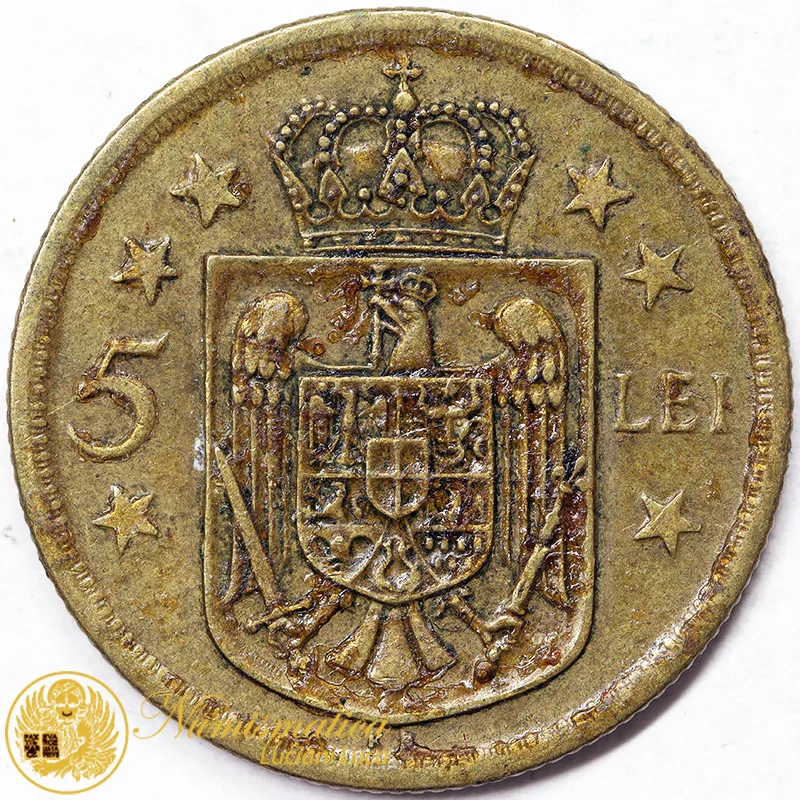 ROMANIA 5 Lei 1930 KN Michele I #3914