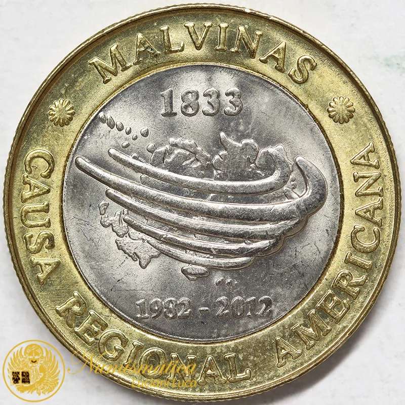 ARGENTINA 2 PESOS 2012 ISOLA MALVINAS FDC §298