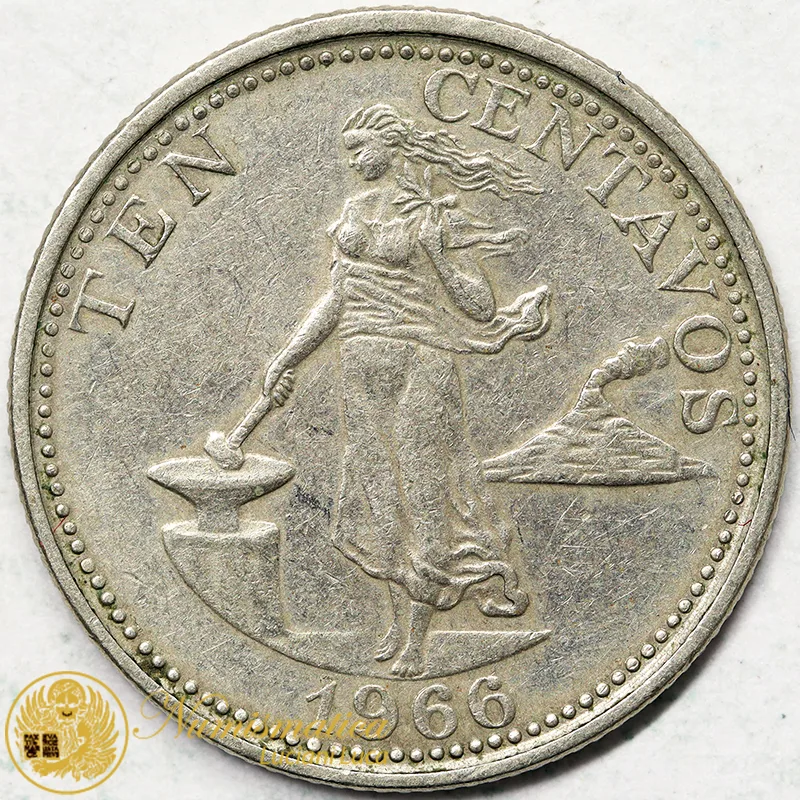 Filippine 10 Centavos 1966 #3933