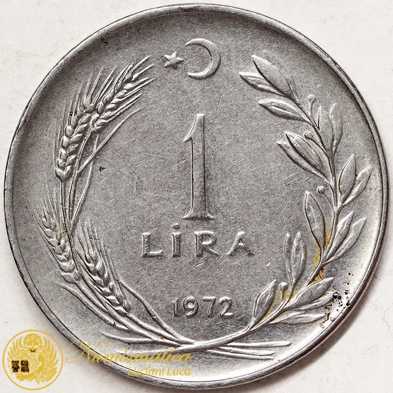 TURCHIA 1 LIRA 1972 #1189