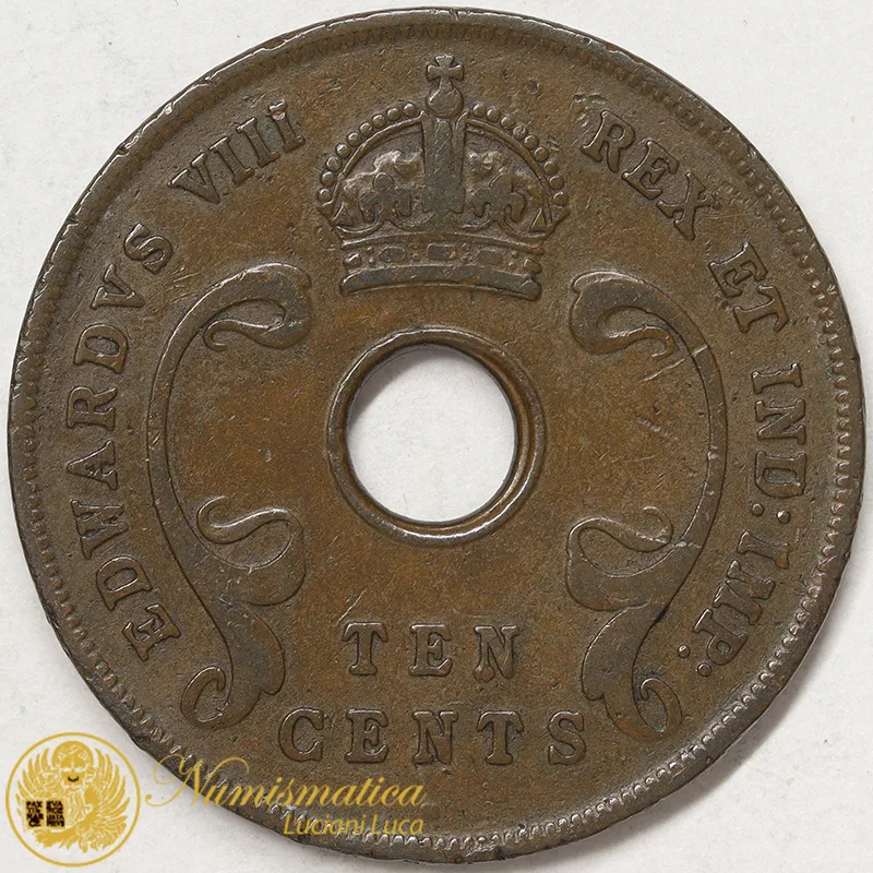 Africa Orientale Britannica 10 CENTS 1936 Q.BB #1194