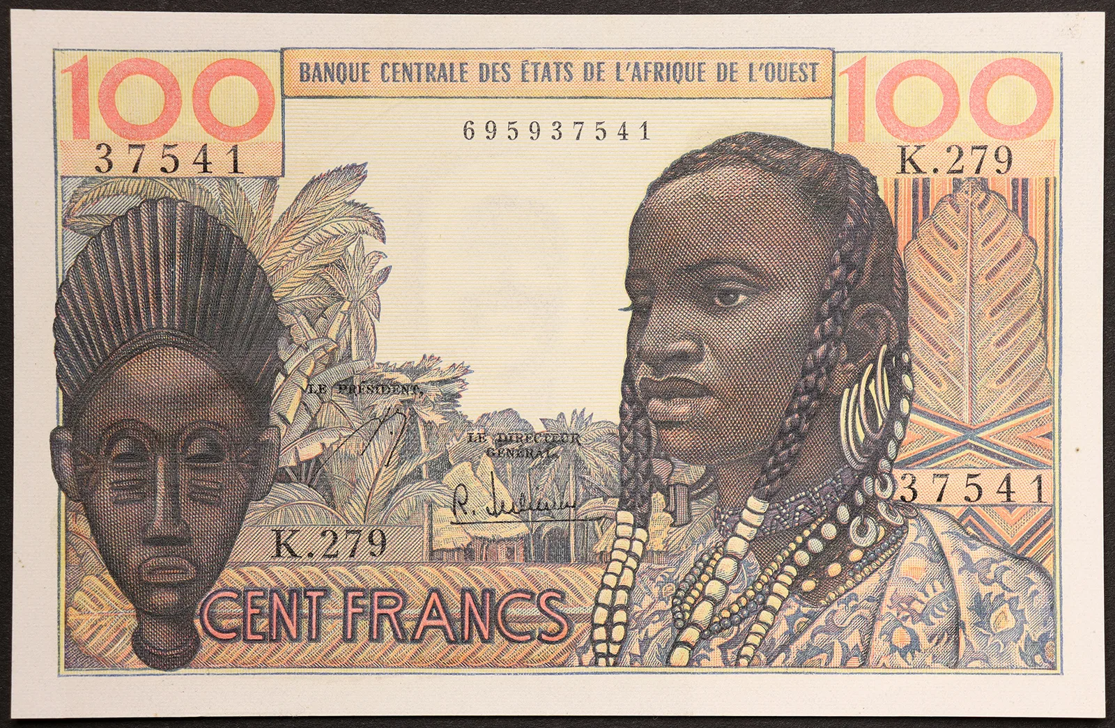 West African States SENEGAL 100 Franchi Pick 1 FDS #B579