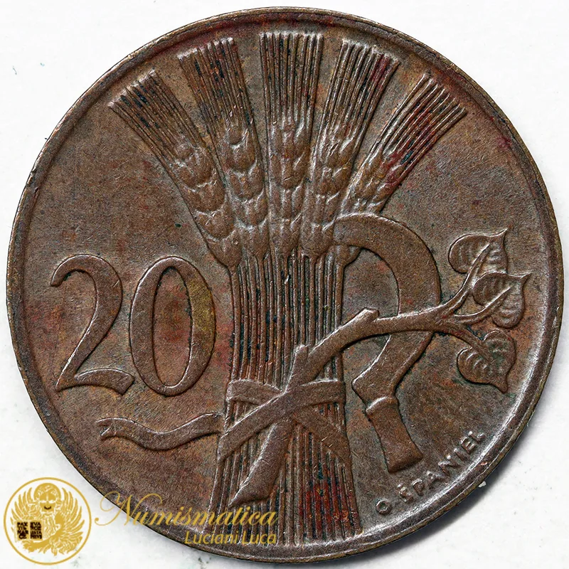 CECOSLOVACCHIA 20 HALERU 1948 #3968