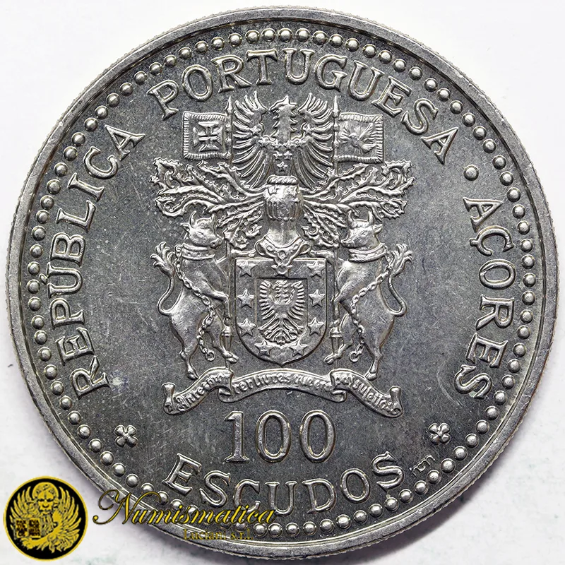 PORTOGALLO ISOLE AZZORRE 100 Escudos 1986 §501
