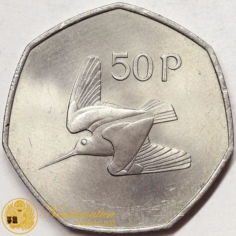 IRLANDA 50 PENCE 1970 (KM#24) NICHEL #1259