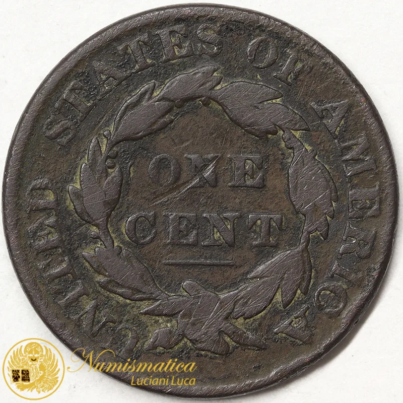 STATI UNITI 1 Large Cent 1828 BB #1274