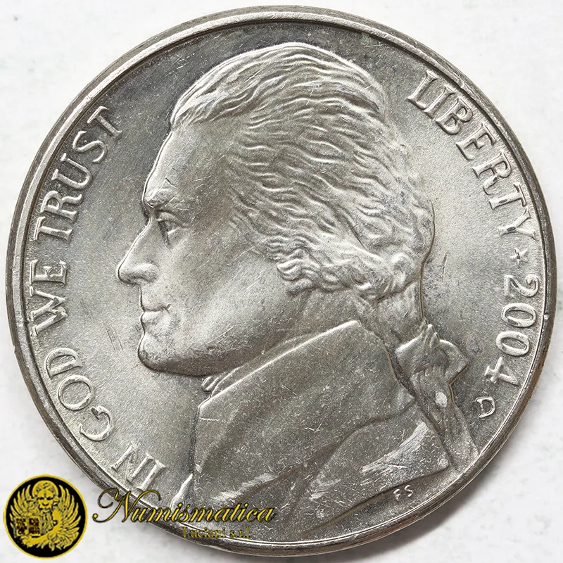 STATI UNITI 5 CENTS 2004 D LEWIS E CLARK §538