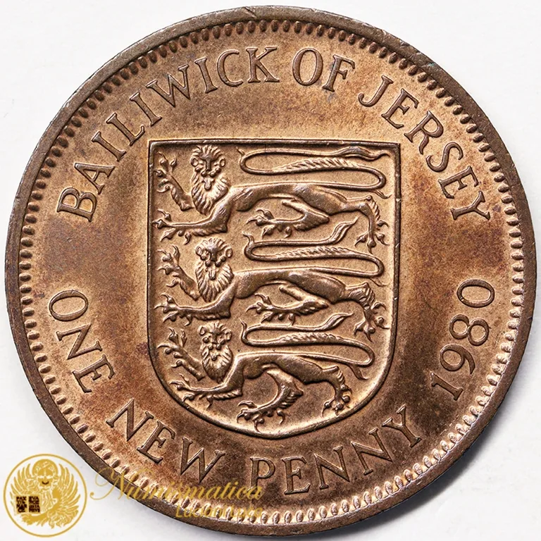 JERSEY 1 NEW PENNY 1980 #4014