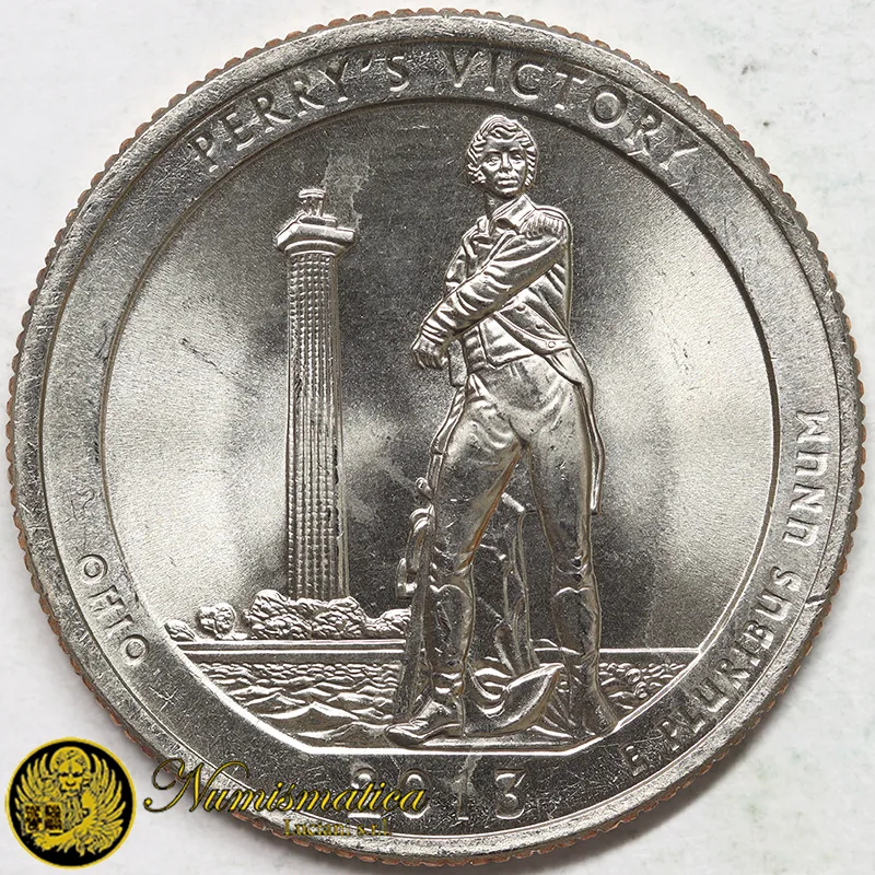 STATI UNITI 1/4 DOLLARO 2013 P PERRY’S VICTORY FDC §829
