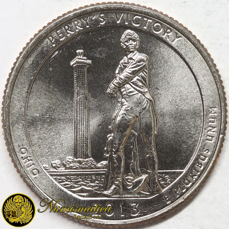 STATI UNITI 1/4 DOLLARO 2013 D PERRY’S VICTORY FDC §830