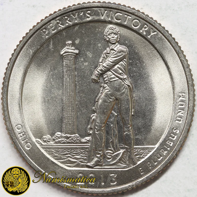 STATI UNITI 1/4 DOLLARO 2013 S PERRY’S VICTORY FDC §831