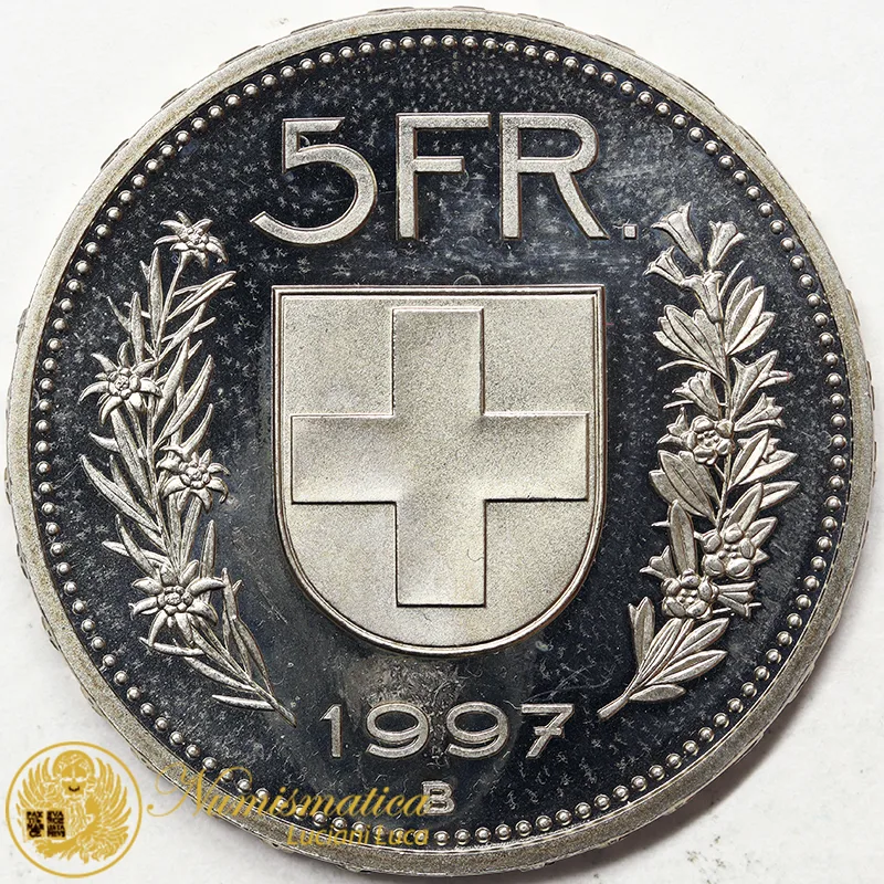 Svizzera 5 Franchi 1997 #4040