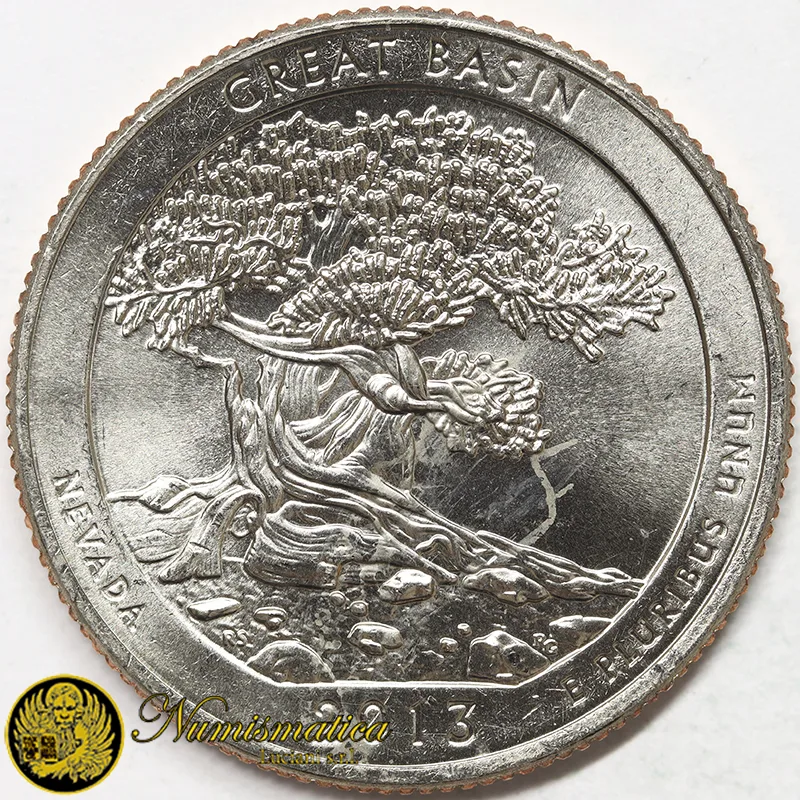 STATI UNITI 1/4 DOLLARO 2013 D NATIONAL PARK FDC §833
