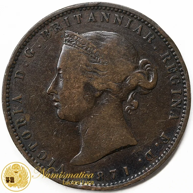 JERSEY 1/13 Shilling 1871 Vittoria #4046