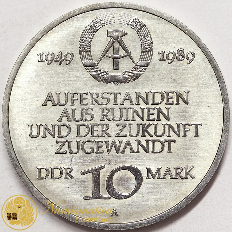 Germania DDR 10 Marchi 1989 40 JAHRE #1350