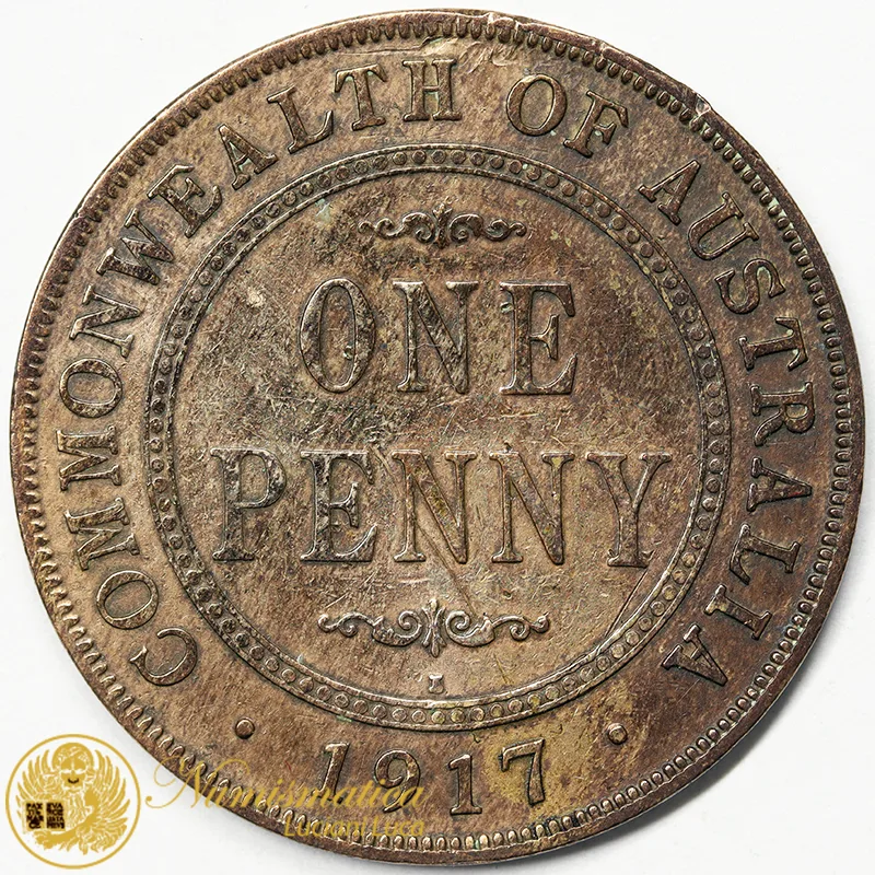 Australia 1 Penny 1917 I Giorgio V #4056