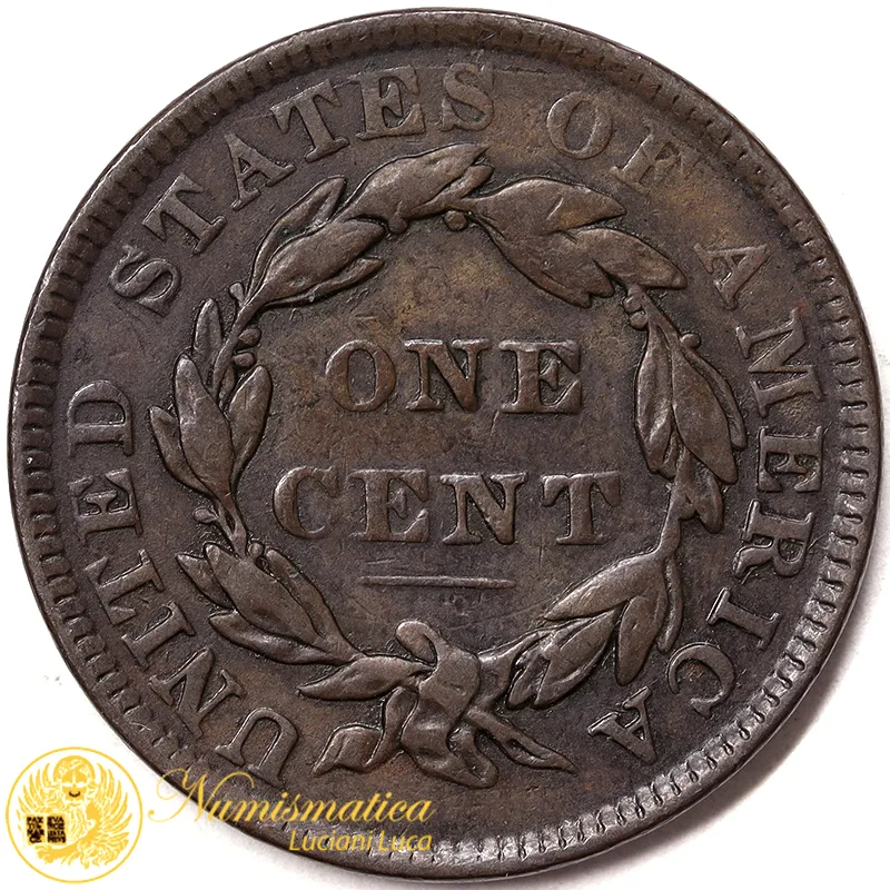STATI UNITI 1 LARGE CENT 1836 #1357