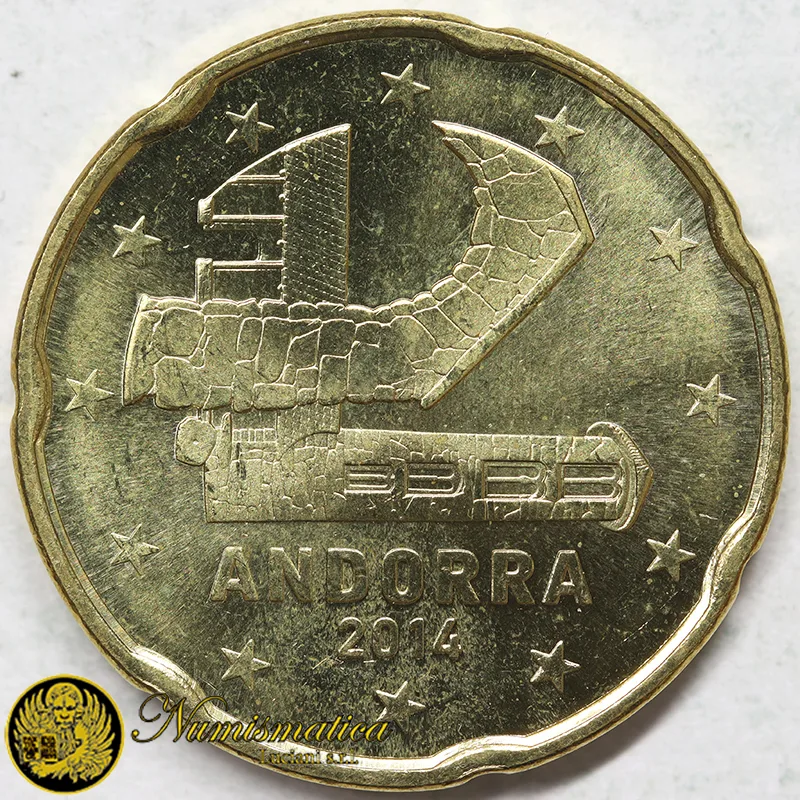 ANDORRA 20 Cent 2014 FDC §936